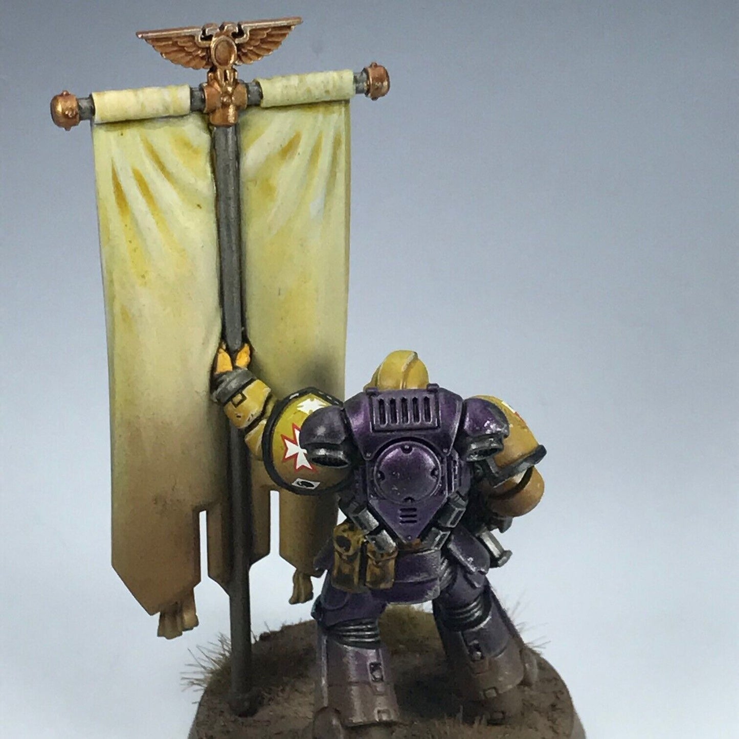 Space Marine Primaris Army Standard Bearer HQ - Painted - Warhammer 40K C481