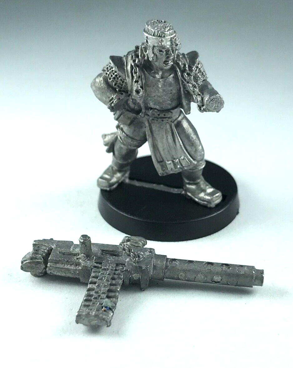 Classic Metal Orclock Heavy With Heavy Stubber - Necromunda Warhammer X1956