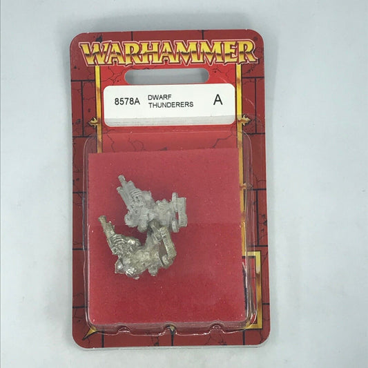 Metal Dwarf Thunderer Riflemen Blister - Warhammer Fantasy C1595