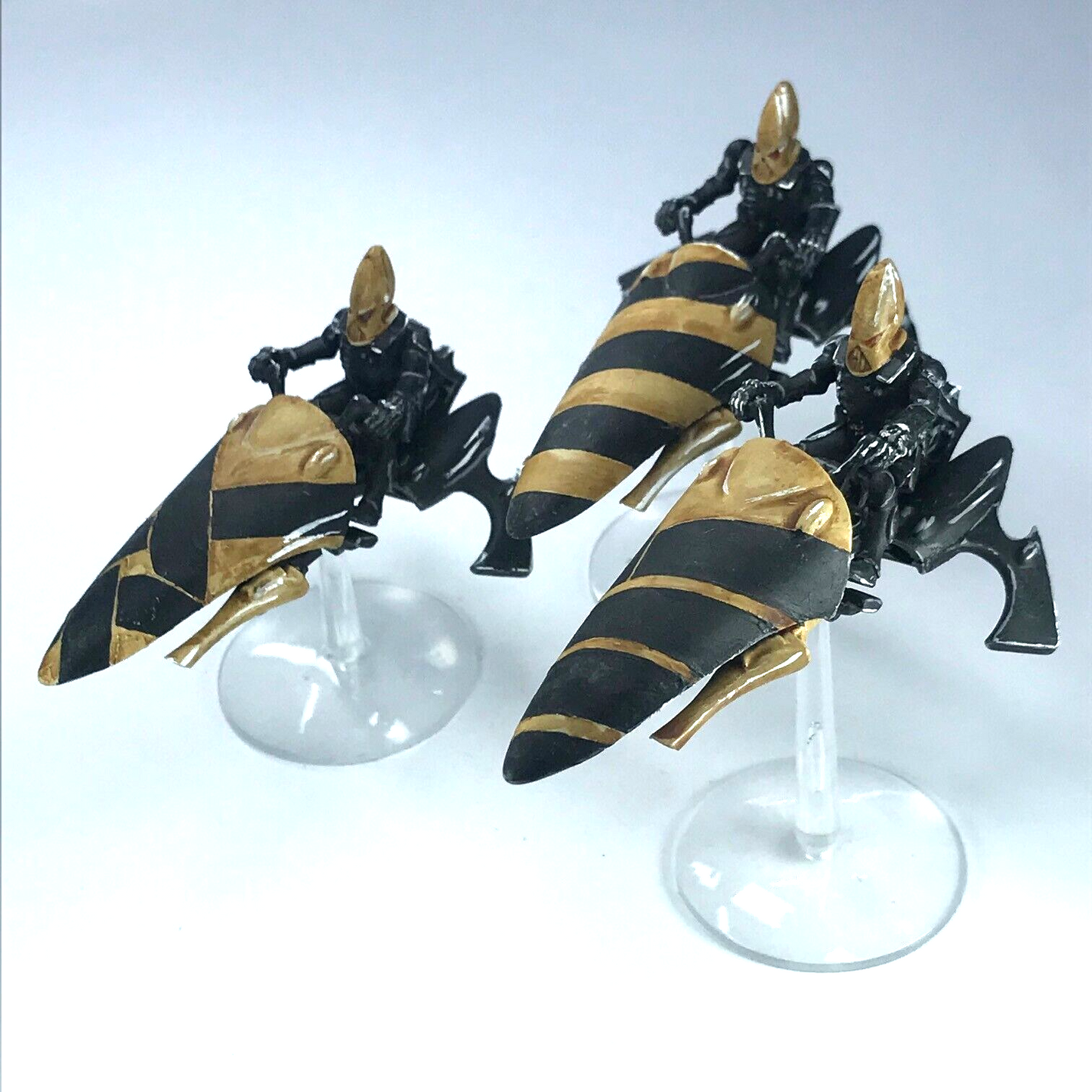 Aeldari Eldar Windriders Squad Jetbikes - Painted - Warhammer 40K C2