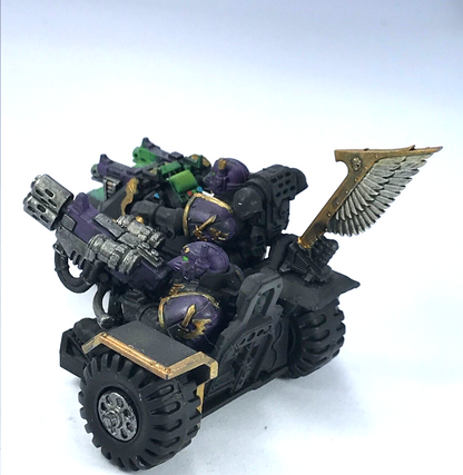 Dark Angels Ravenwing Assault Bike Space Marines - Warhammer 40K Painted C2700