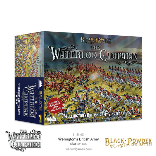 Wellington's British Army Starter Set - Warlord Games Black Powder Miniatures