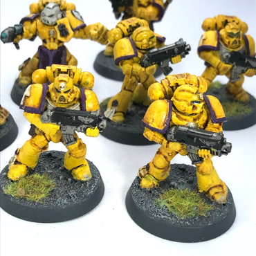 Imperial Fists Tactical Squad Space Marines - Painted - Warhammer 40K C3591