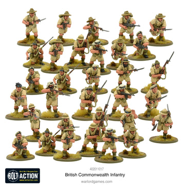 British Commonwealth Infantry - Warlord Games Bolt Action Miniatures