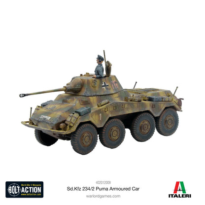 SD.KFZ 234/2 Puma Armoured Car - Warlord Games Bolt Action Miniatures