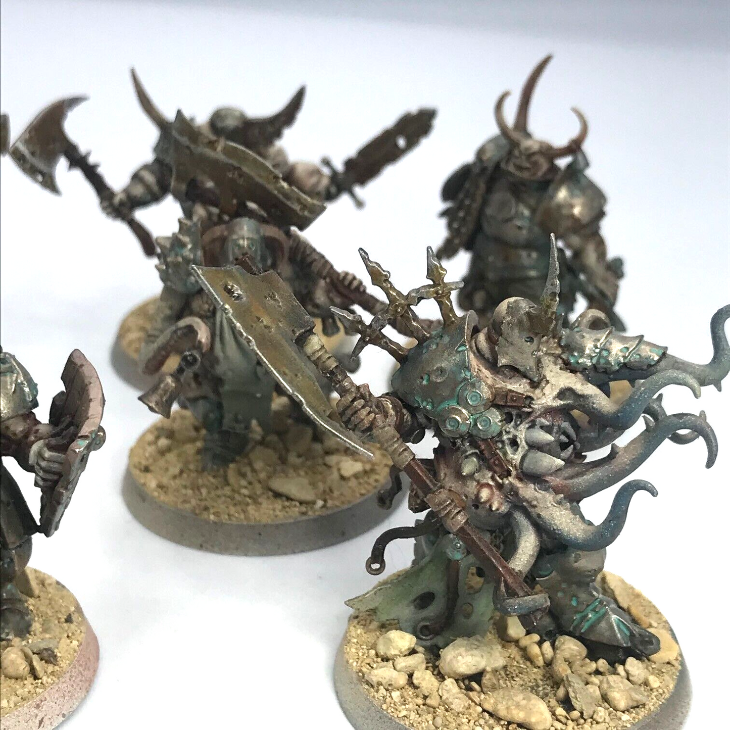 Putrid Blightking Maggotkin Nurgle Chaos Painted - Warhammer Age of Sigmar C2184