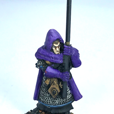 Classic Dark Elf Elves Warrior Standard Bearer - Warhammer Fantasy C3230