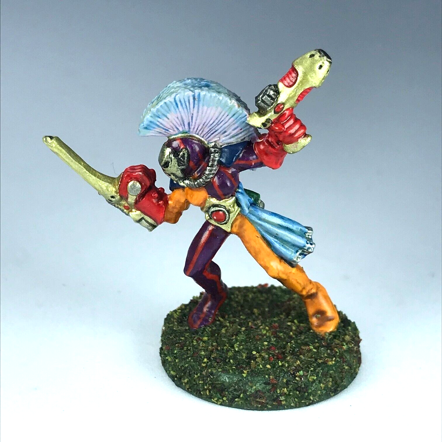 Classic metal eldar harlequin troupe aeldari - painted - warhammer 40k x12316