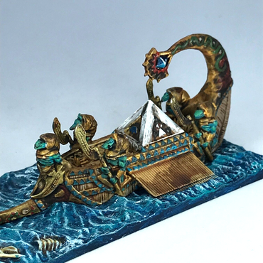 Dreadfleet Curse of Zandri Ship - Painted - Warhammer Board Game C3703