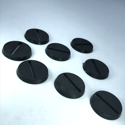 X8 Original GW 2003 25mm Round Bases Slotta - Warhammer 40K / LOTR X7990