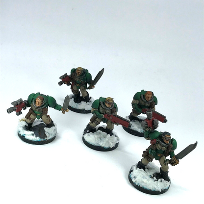 Dark Angels Scout Infantry Squad Space Marines - Warhammer 40K Painted C3130