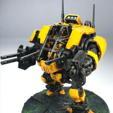 Space Marine Imperial Fists Primaris Invictor Tactical Warsuit - Warhammer 40K