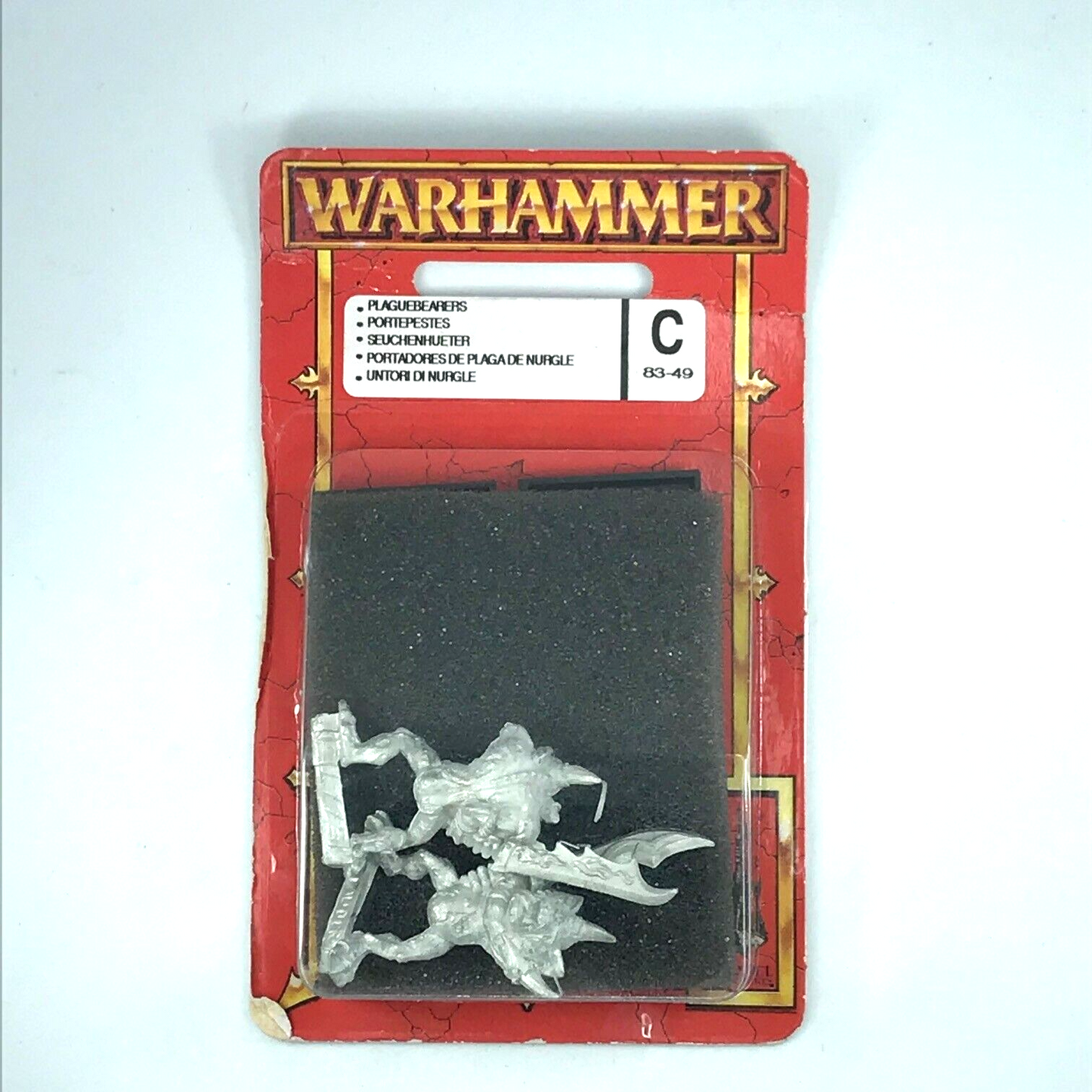 Metal Classic Chaos Plaguebearer Plague Bearer Blister - Warhammer Fantasy C1774