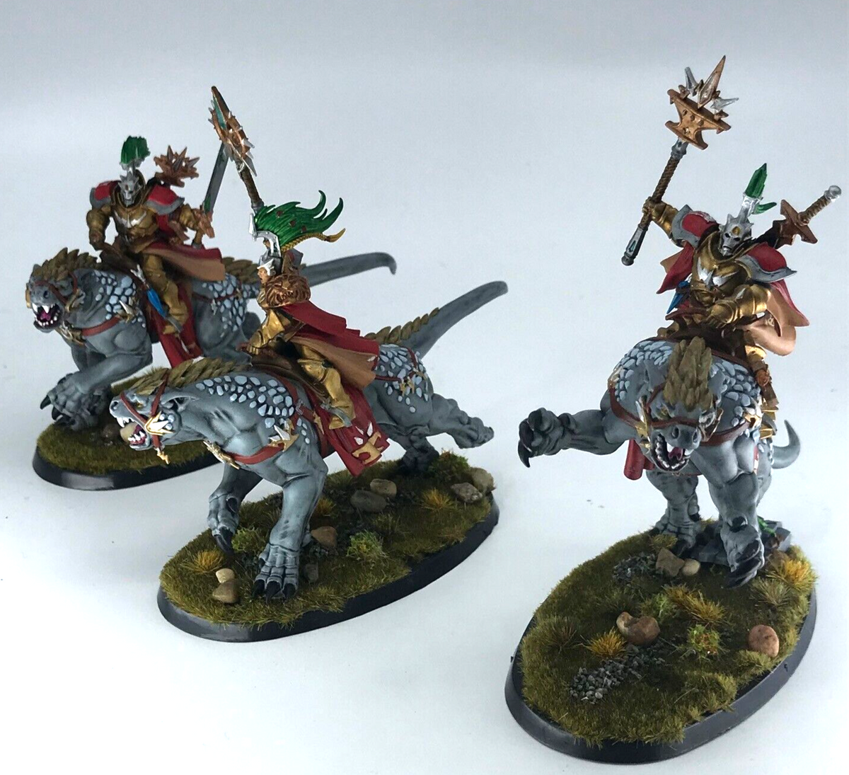 Warhammer Age Of Sigmar - Stormcast Eternals Evocators Sur Dracolines - Miniatures Officielles