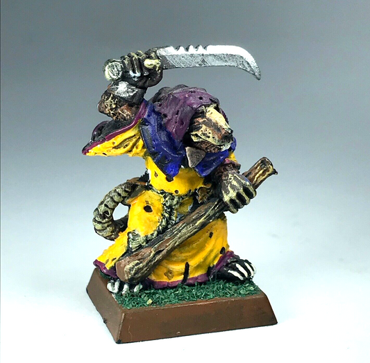 Skaven Plague Monk Painted - Citadel Warhammer Fantasy Classic Metal X5670