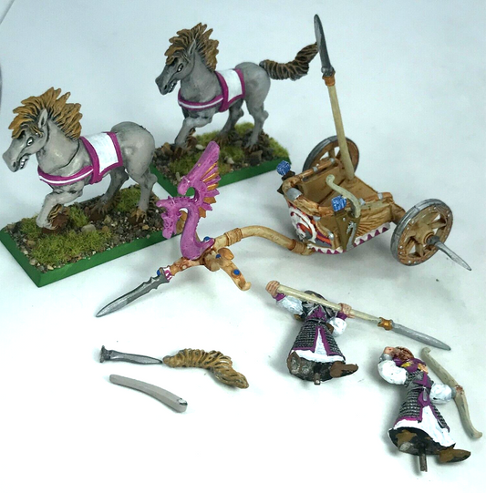 High Elf Elves Chariot and Crew - Painted - Warhammer Fantasy C1137