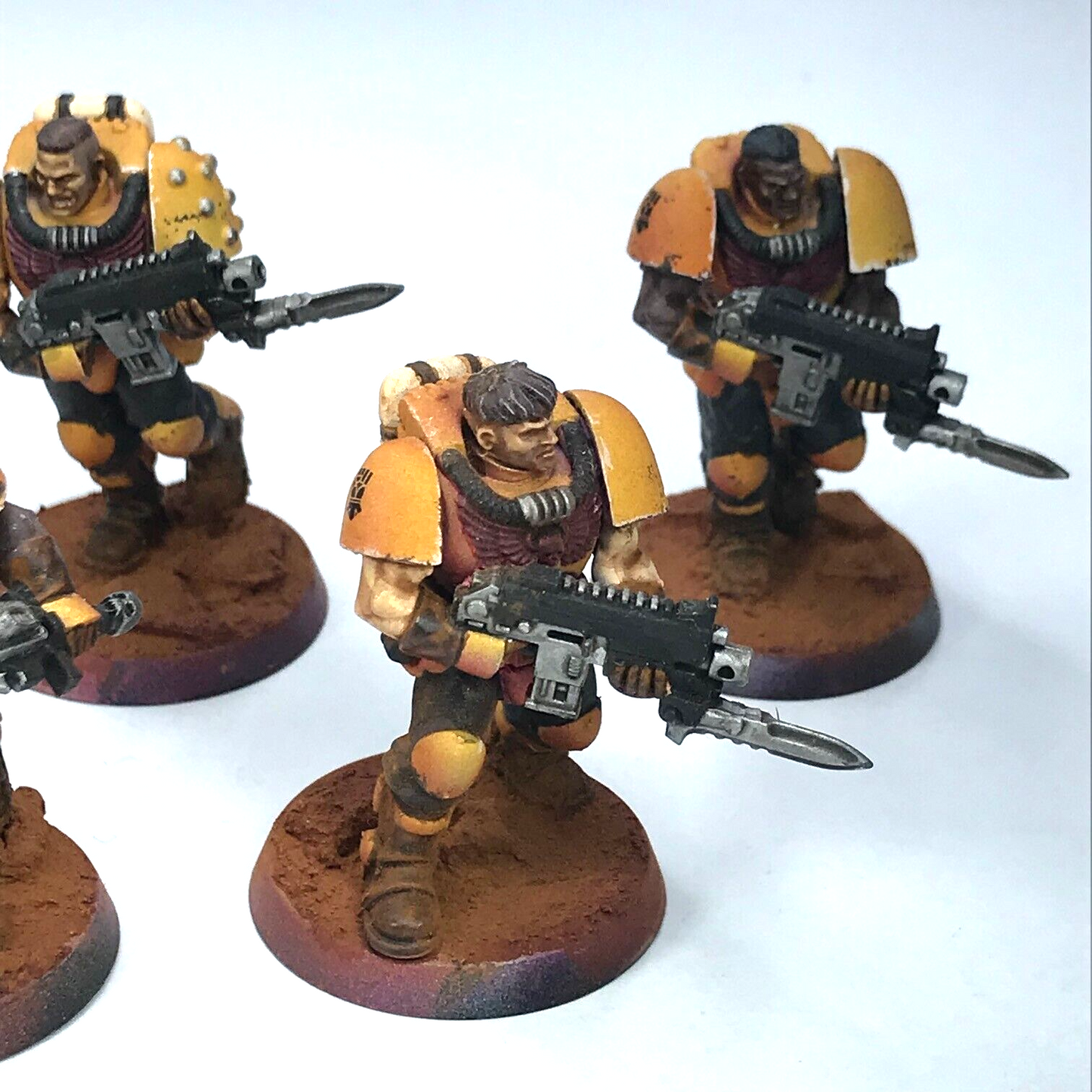 Imperial Fists Scout Squad Space Marines Painted - Warhammer 30K 40K C3790