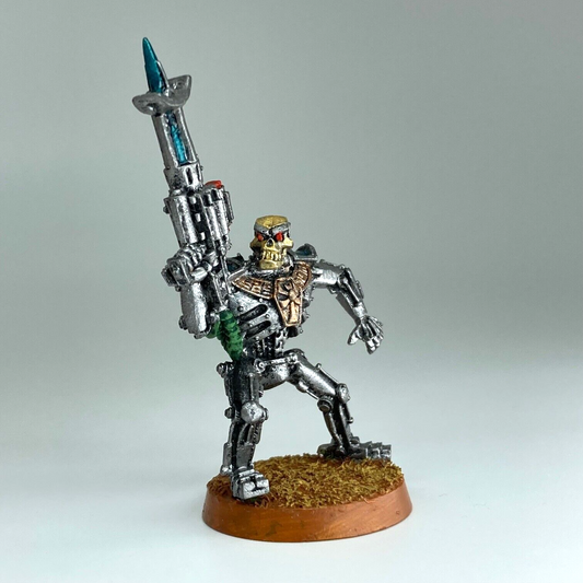 Original Necron Warrior - 1993 - Painted - Warhammer 40K Classic Metal X3943