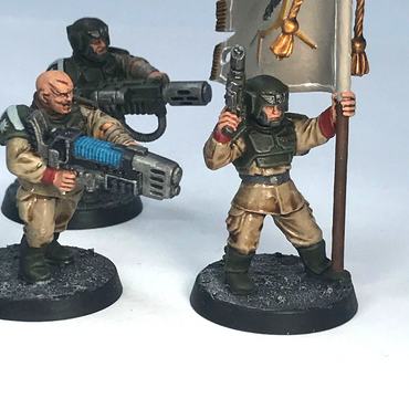 Imperial Guard Cadian Company HQ Astra Militarum - Painted Warhammer 40K C3149