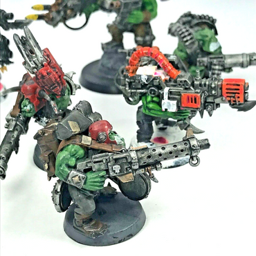 Part Converted Space Orks with Heavy Weapons - Warhammer 40K C2178