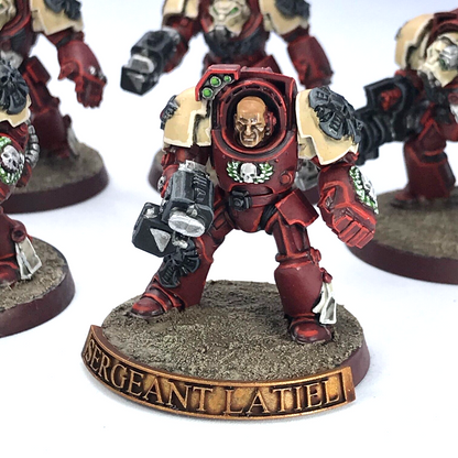 Blood Angels Terminator Squad Space Marines - Painted - Warhammer 40K C422