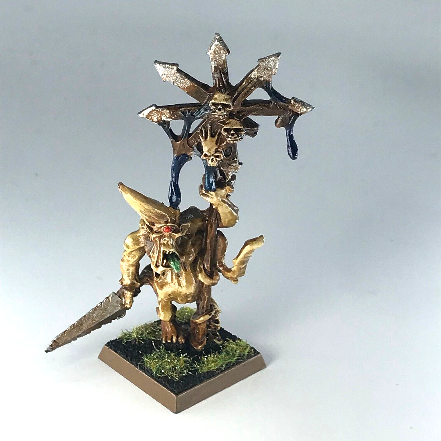 Plague Bearer of Nurgle Standard Bearer Chaos Daemons - Warhammer Fantasy C4204