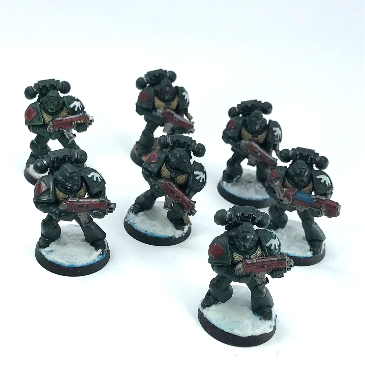 Dark Angels Tactical Squad Space Marines - Warhammer 40K Painted GW C2815