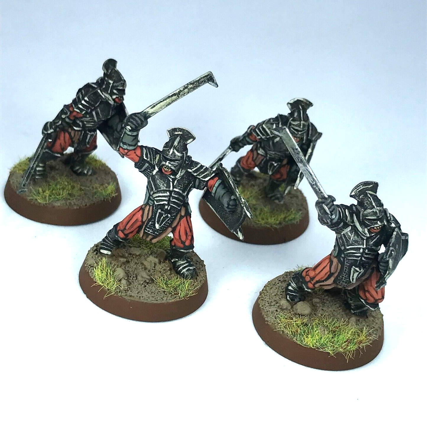 Uruk Hai Warrior Squad - Painted - LOTR / Warhammer / Lord of the Rings X1145