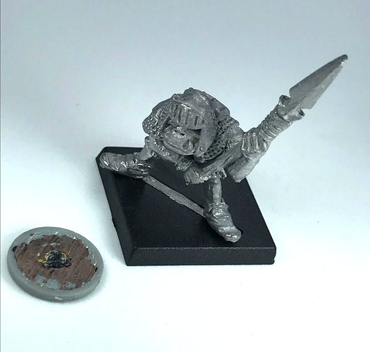 Classic Metal Orc Armoured Warrior with Spear - Citadel Warhammer Fantasy X2167