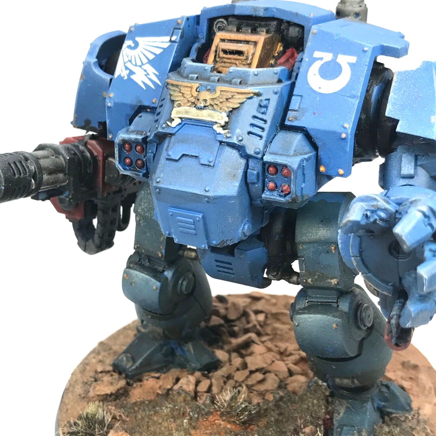 Space Marine Primaris Redemptor Dreadnought - Painted - Warhammer 40K BOX104