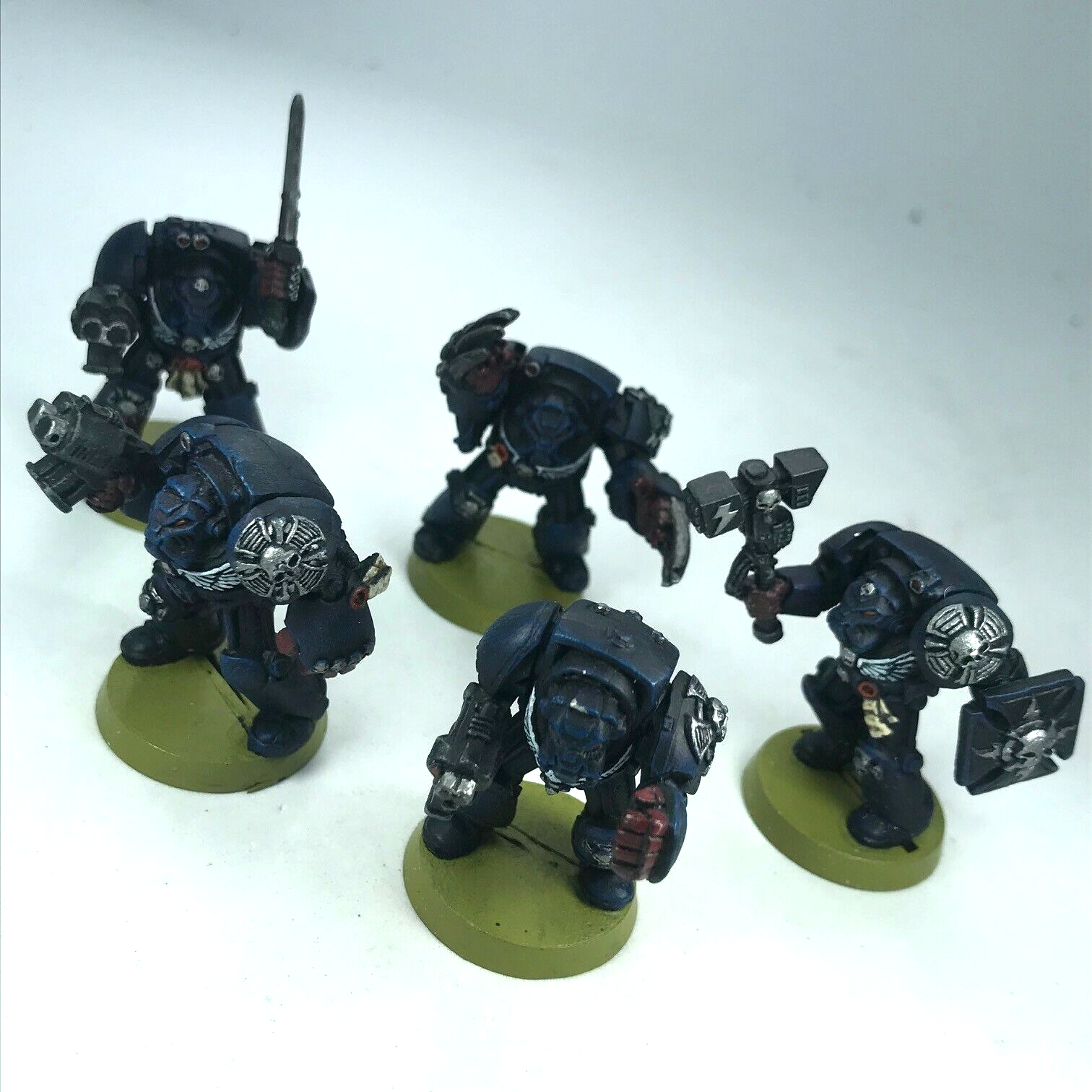 Metal classic space marine terminators painted rogue trader warhammer 40k c2360