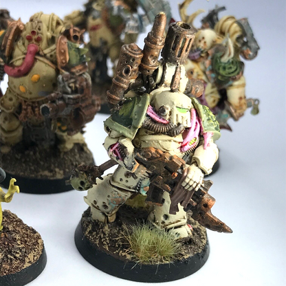 Death Guard Plague Marines Chaos Space Marines - Painted - Warhammer 40K C3602