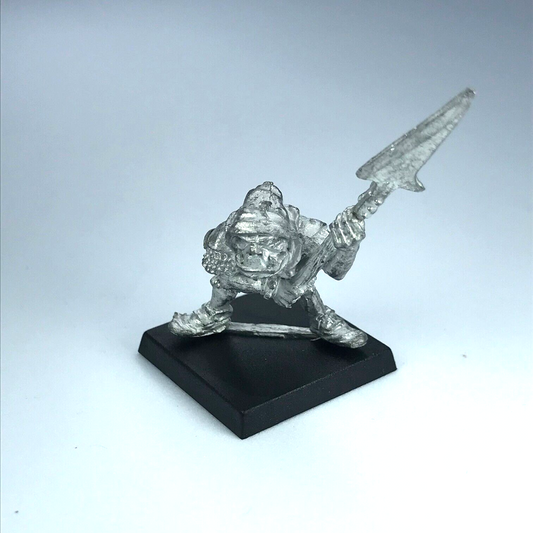 Classic Armoured Orc Warrior Dated 1987 Orcs Goblins - Warhammer Fantasy X521