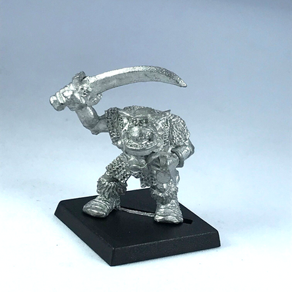 Classic Armoured Orc Warrior Dated 1992 Orcs Goblins - Warhammer Fantasy X13074