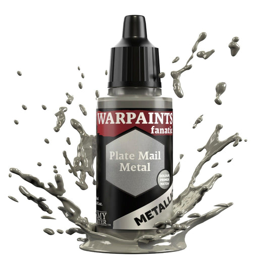 Plate Mail Metal Paint - Warpaints Fanatic Metallic 18ml - The Army Painter