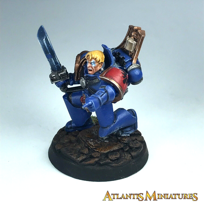 Painted Blood Angel Ultramarine Captain Command Space Marine - Warhammer 40K C7