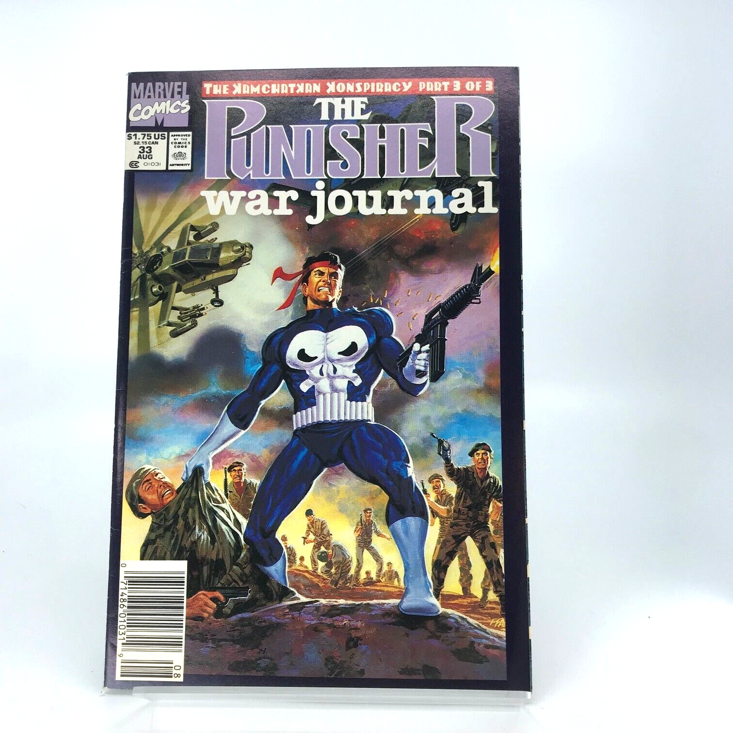 The Punisher War Journal Issue 33 Original Vintage Comic - Marvel Comics D73