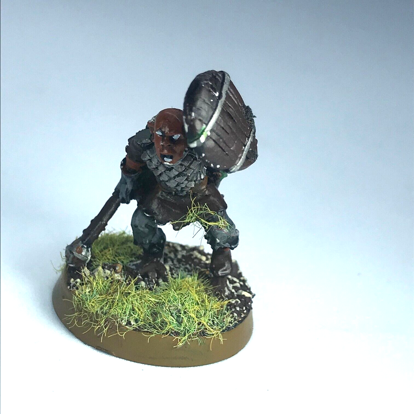 Metal Mordor Orc Warrior LOTR - Painted - Warhammer / Lord of the Rings X12156