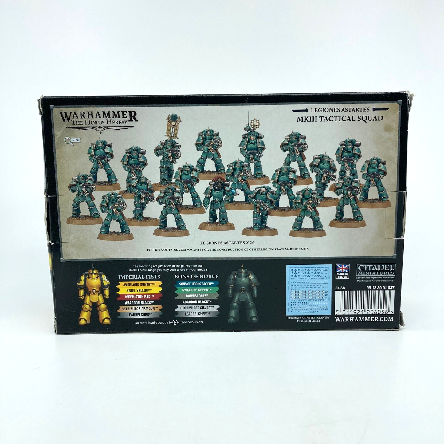 MKIII Tactical Squad - Unassembled - The Horus Heresy Warhammer W109