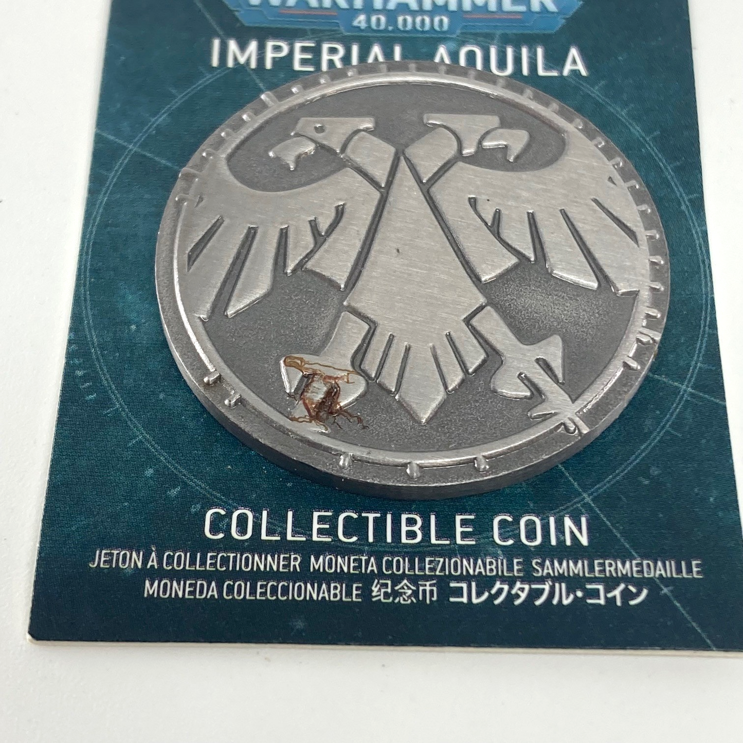 Imperial Aquilla - Collectible Coin - Warhammer 40K Games Workshop X15080