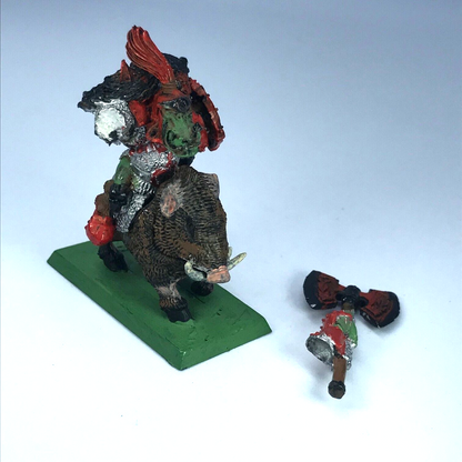 Orc Warboss on Boar - Orcs & Goblins - Warhammer Fantasy Games Workshop C3915