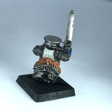 Classic Metal Dwarf Armoured Warrior - Warhammer Citadel Marauder Fantasy X6805