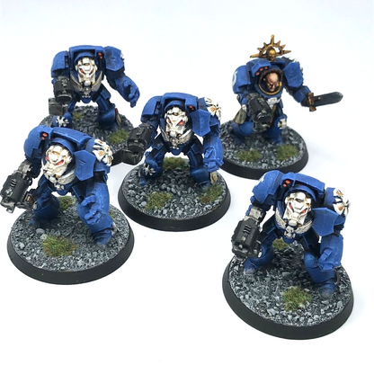 Ultramarine Terminator Squad Space Marine - Painted - Warhammer 40K C2543