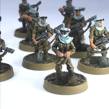 Infantry Squad Ideal for Tallarn Desert Raiders Astra Militarum Painted C3691