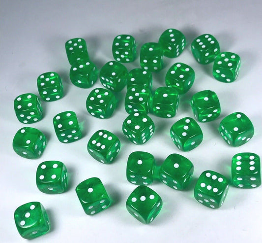 Unusual Playing Dice 14mm - D6 Board Game RPG Wargame D19