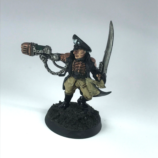 Commissar Imperial Guard Astra Militarum Painted - Resin - Warhammer 40K X12423