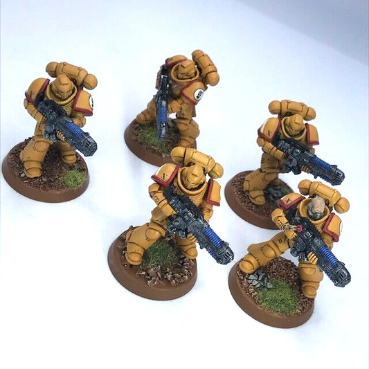 Imperial Fists Primaris Hellblasters Space Marines - Warhammer 40K Painted C4758