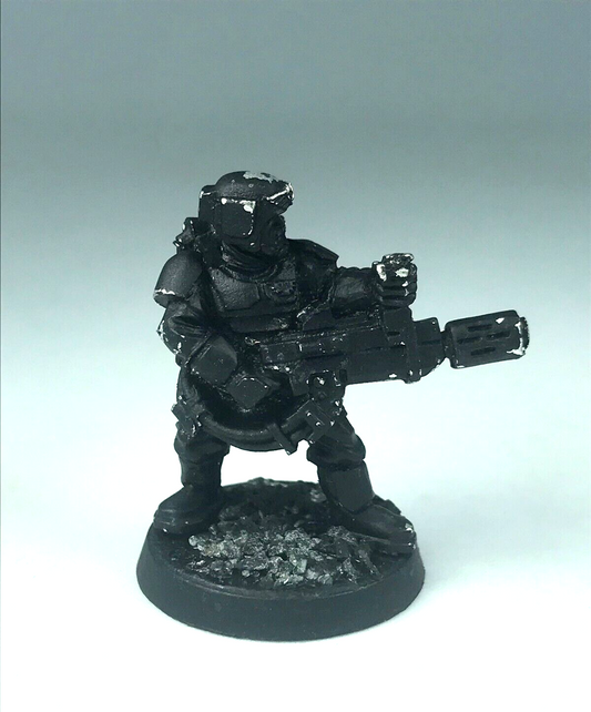 Imperial Guard Cadian with Melta Gun - OOP - Warhammer 40K Classic Metal X16