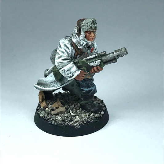 Metal Valhallan Ice Warrior Rifleman Imperial Guard - Warhammer 40K X10018