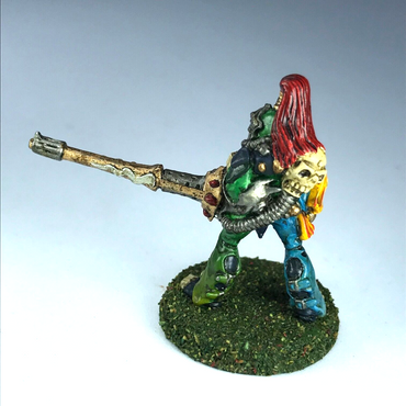 Classic Metal Eldar Harlequin Death Jester - Painted - Warhammer 40K X11784